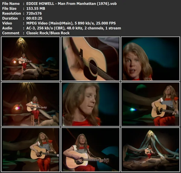 EDDIE HOWELL - Man From Manhattan