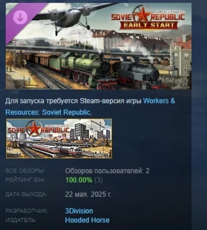 Workers  Resources Soviet Republic - Early Start STEAM