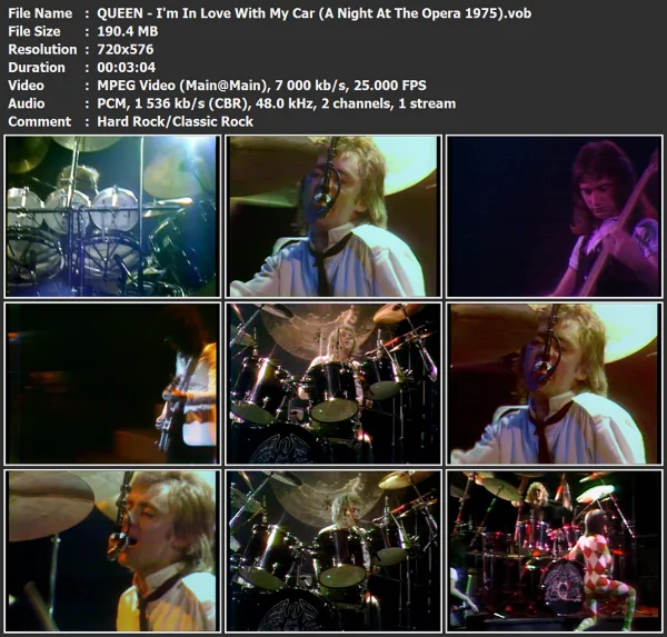 QUEEN - I'm In Love With My Car