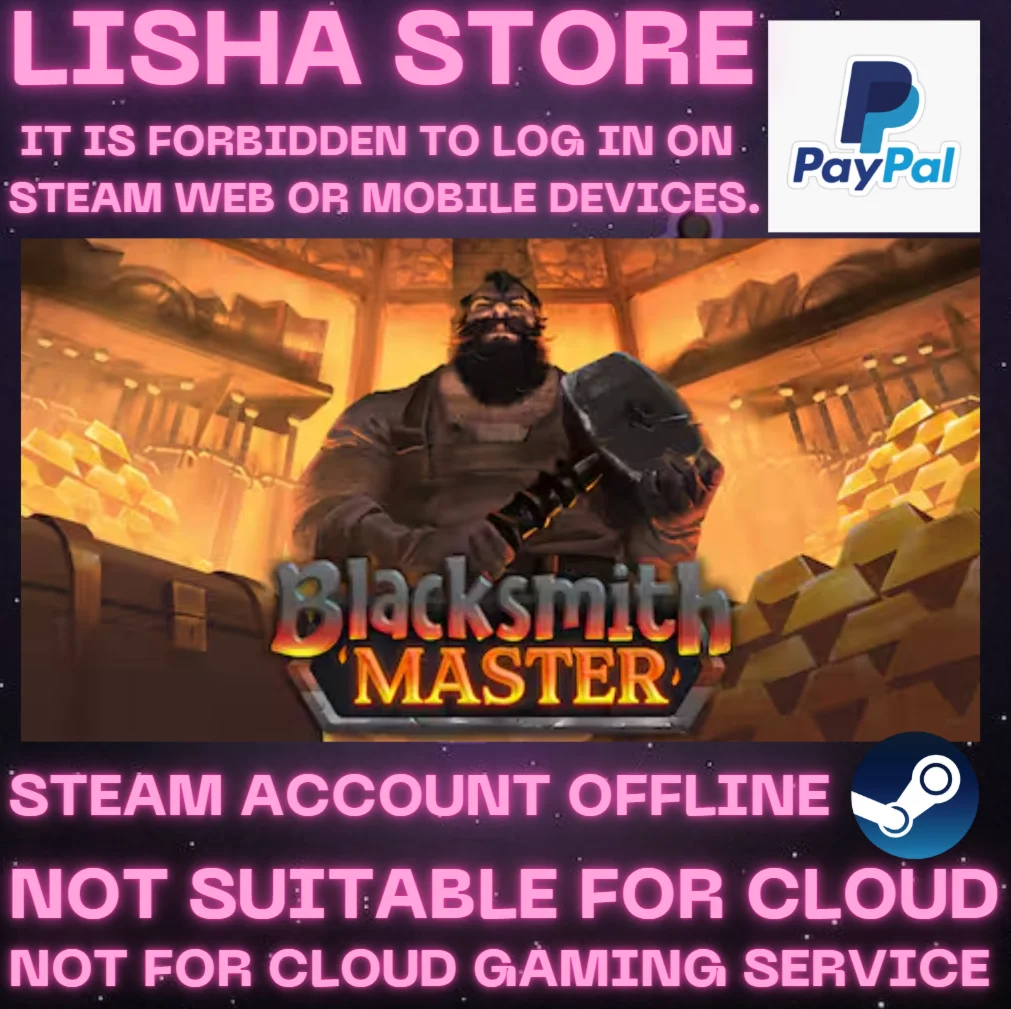 Blacksmith Master Steam Offline For 90 days