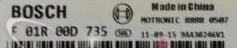 Chery Tiggo 1.6L 16V ME7.9.7 F01R00D735 F01R0AD940
