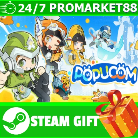 ⭐️ВСЕ СТРАНЫ+РОССИЯ⭐️ POPUCOM STEAM GIFT