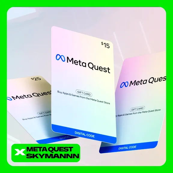 META QUEST 15-200 EUR КАРТА ОПЛАТЫ ПОПОЛНЕНИЕ OCULUS