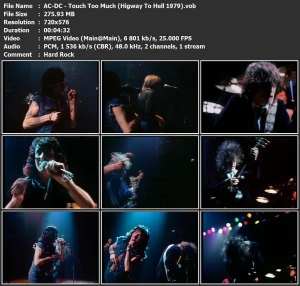 AC/DC - Touch Too Much