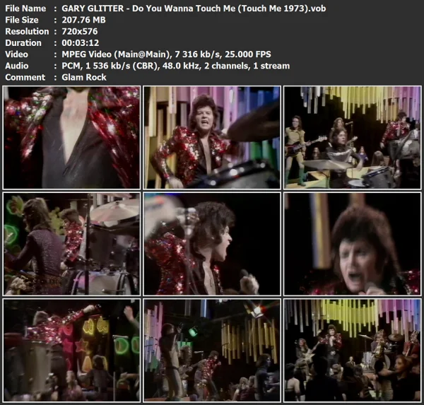 GARY GLITTER - Do You Wanna Touch Me