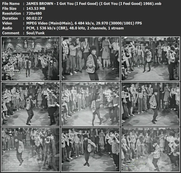 JAMES BROWN - I Got You (I Feel Good)