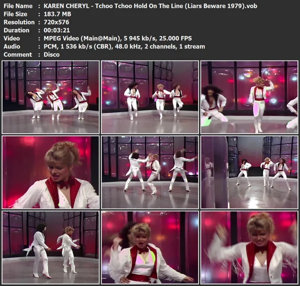 KAREN CHERYL - Tchoo Tchoo Hold On The Line