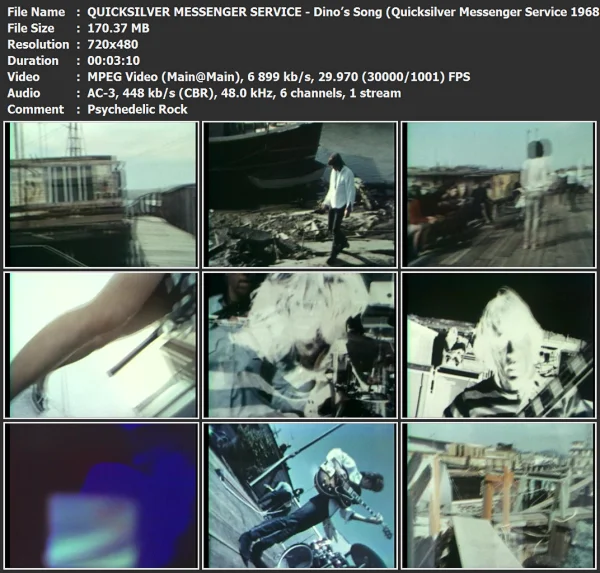 QUICKSILVER MESSENGER SERVICE - Dino’s Song