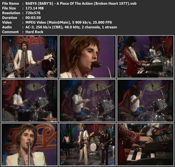 BABYS (BABY'S) - A Piece Of The Action