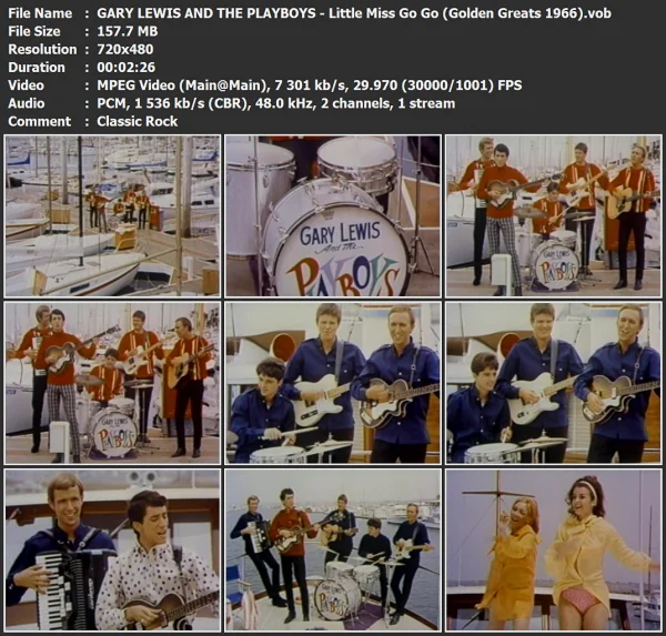 GARY LEWIS AND THE PLAYBOYS - Little Miss Go Go