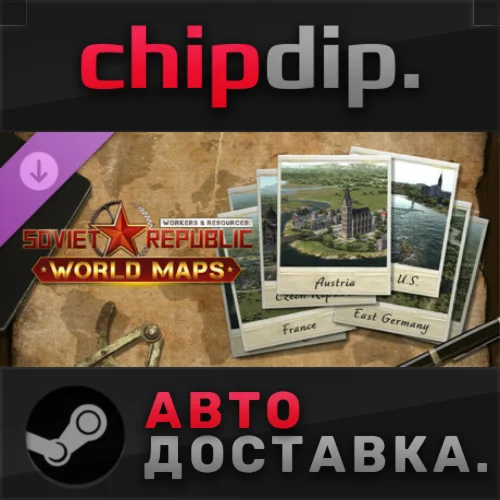 Workers & Resources: Soviet Republic - World Maps DLC