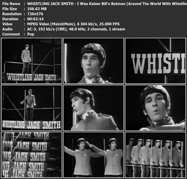 WHISTLING JACK SMITH - I Was Kaiser Bill's Batman