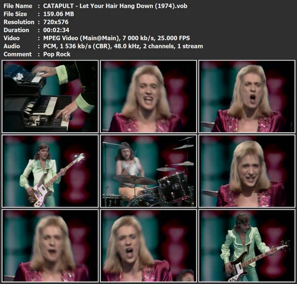 CATAPULT - Let Your Hair Hang Down