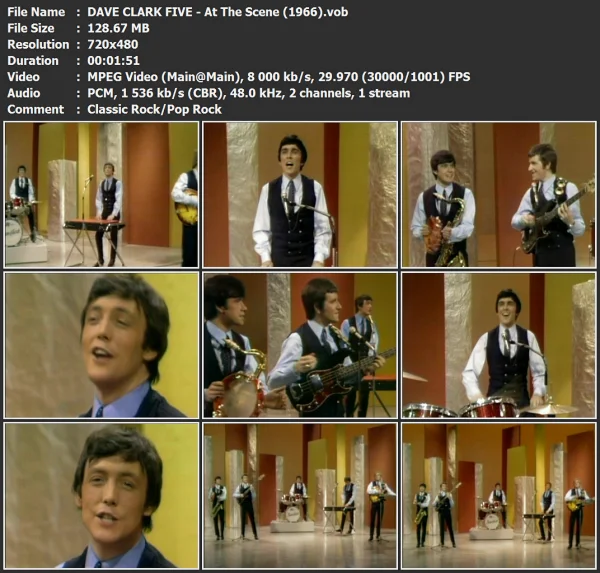 DAVE CLARK FIVE - At The Scene