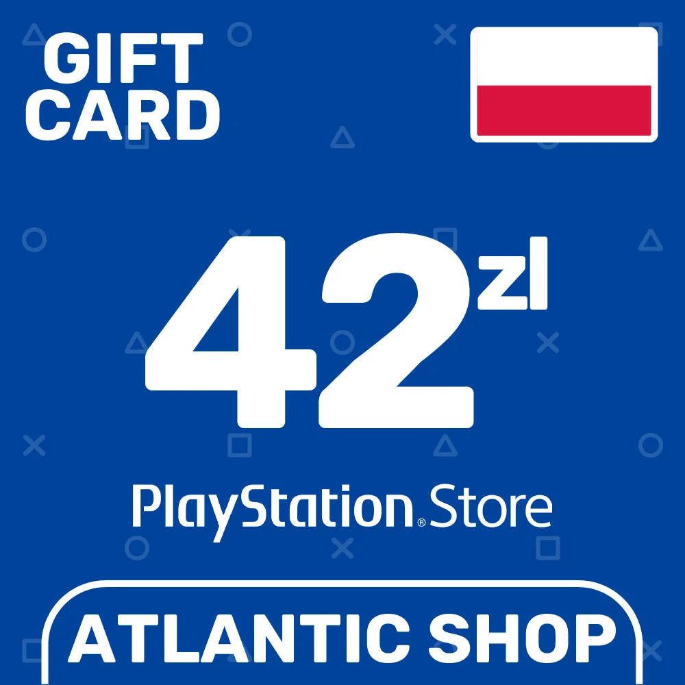 ⭐️Карта Пополнения PSN 42 Злотых (PLN) Польша