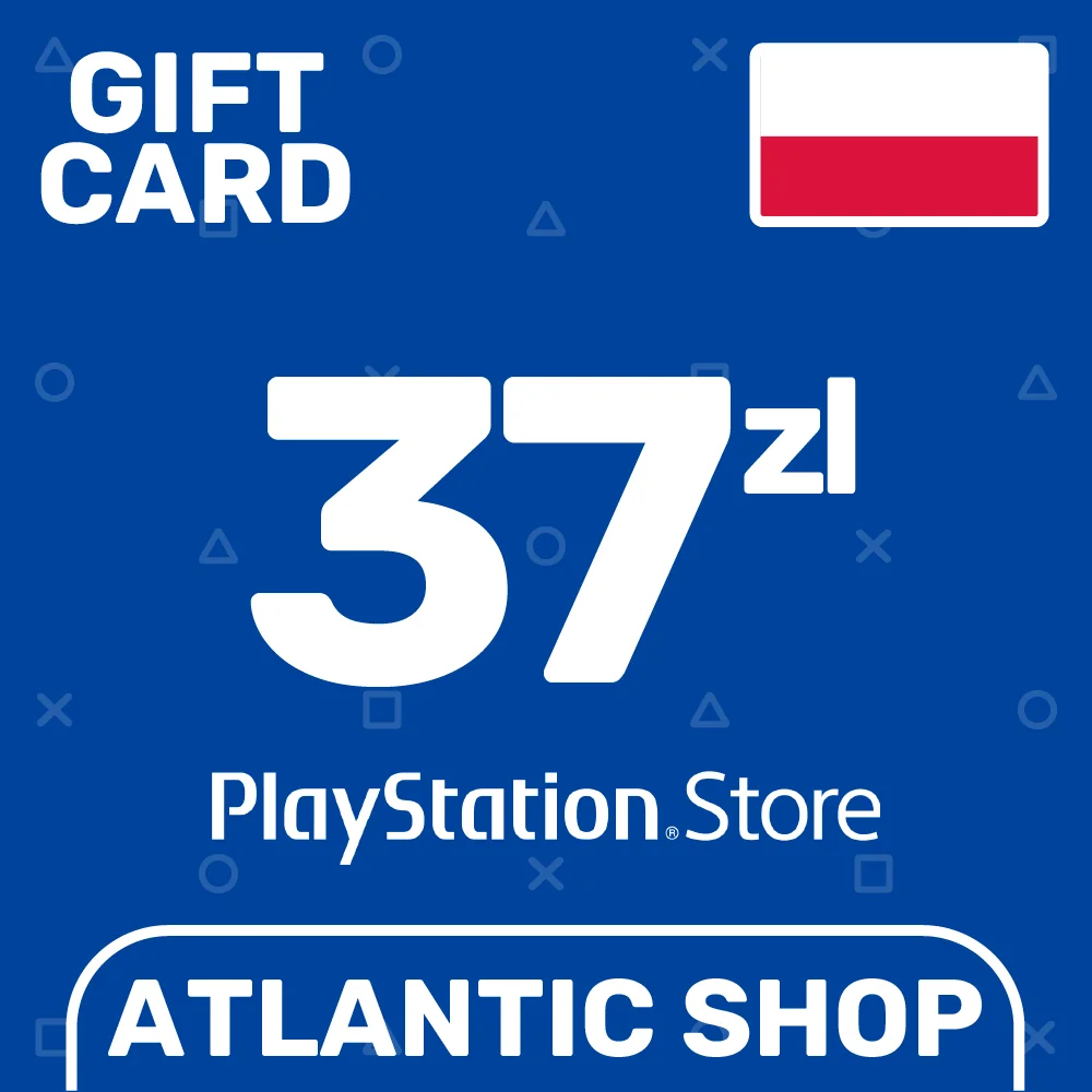 ⭐️Карта Пополнения PSN 37 Злотых (PLN) Польша