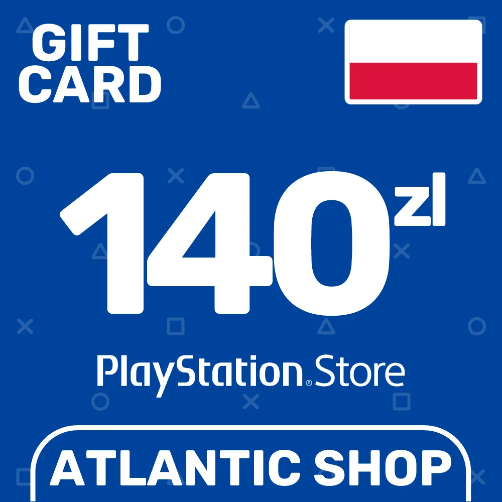 ⭐️Карта Пополнения PSN 140 Злотых (PLN) Польша