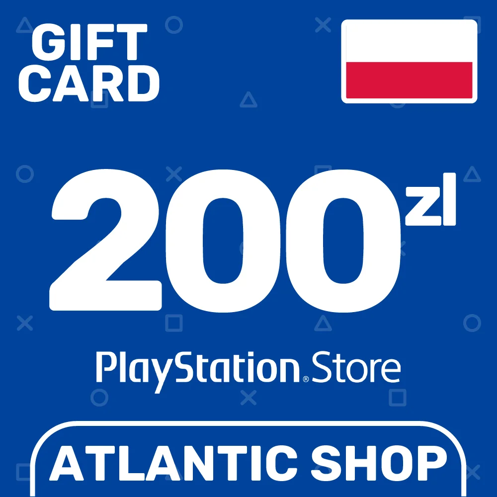⭐️Карта Пополнения PSN 200 Злотых (PLN) Польша