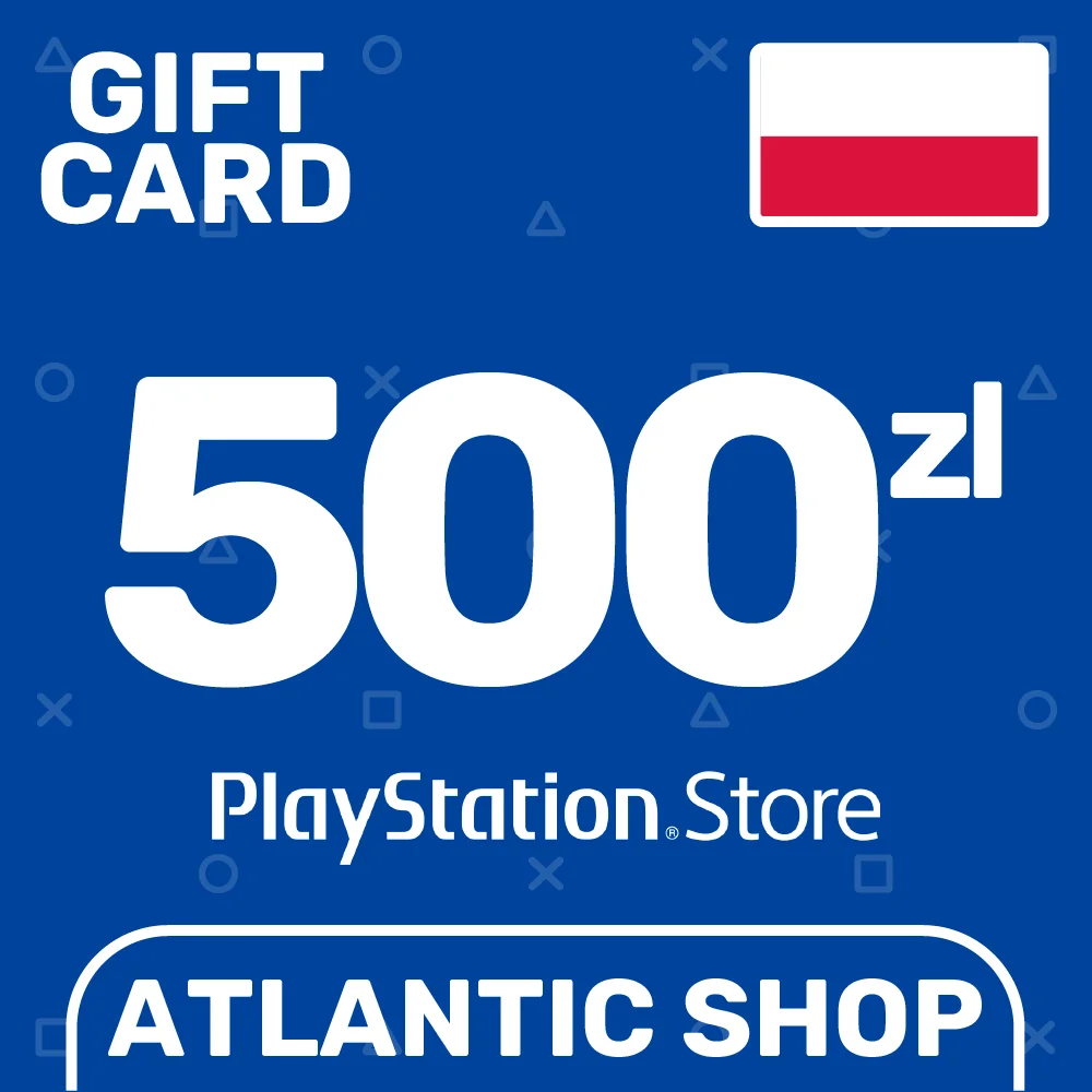 ⭐️Карта Пополнения PSN 500 Злотых (PLN) Польша