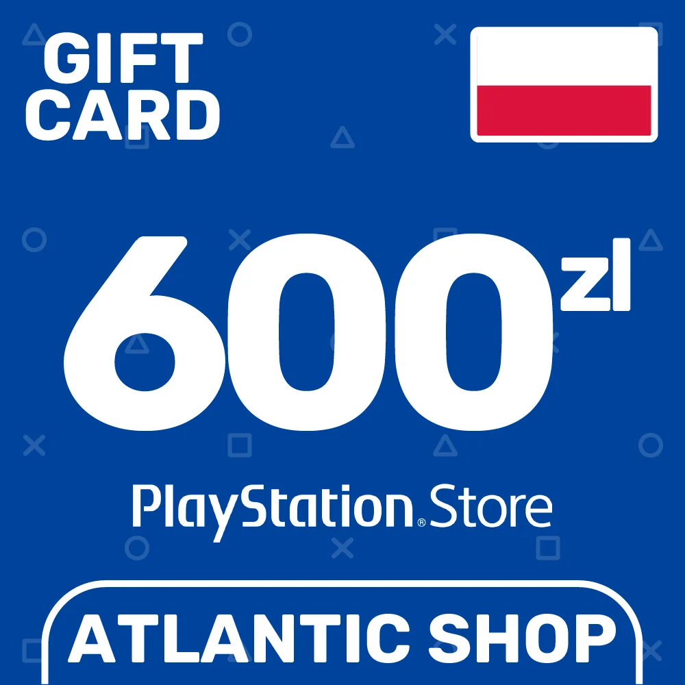 ⭐️Карта Пополнения PSN 600 Злотых (PLN) Польша