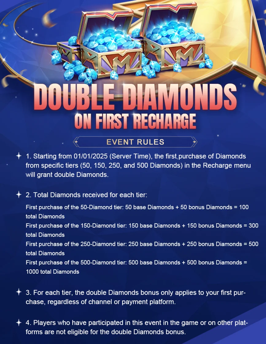 Double Diamonds Mobile Legends: Bang Bang, by ID