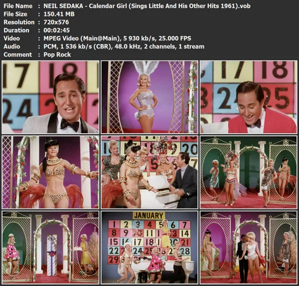 NEIL SEDAKA - Calendar Girl