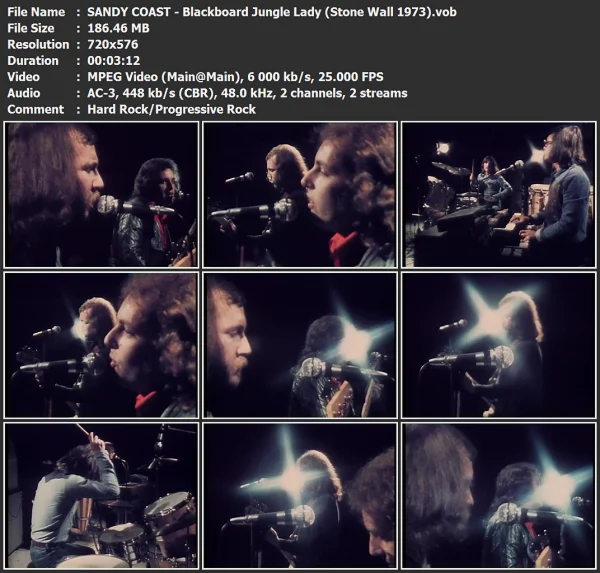 SANDY COAST - Blackboard Jungle Lady