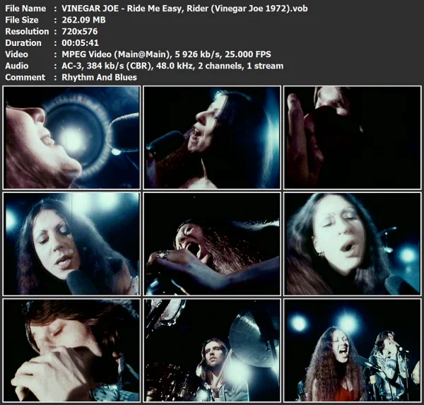 VINEGAR JOE - Ride Me Easy, Rider