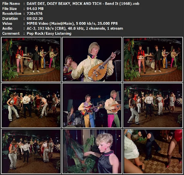 DAVE DEE, DOZY BEAKY, MICK AND TICH - Bend It