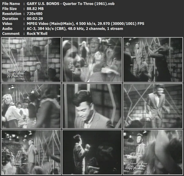 GARY U.S. BONDS - Quarter To Three