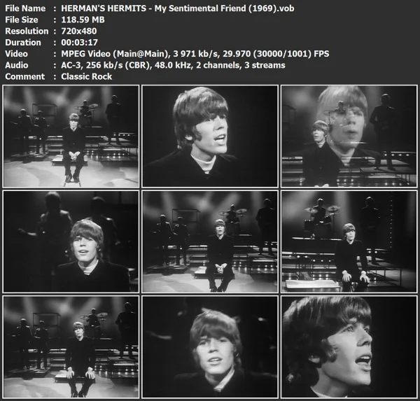 HERMAN'S HERMITS - My Sentimental Friend