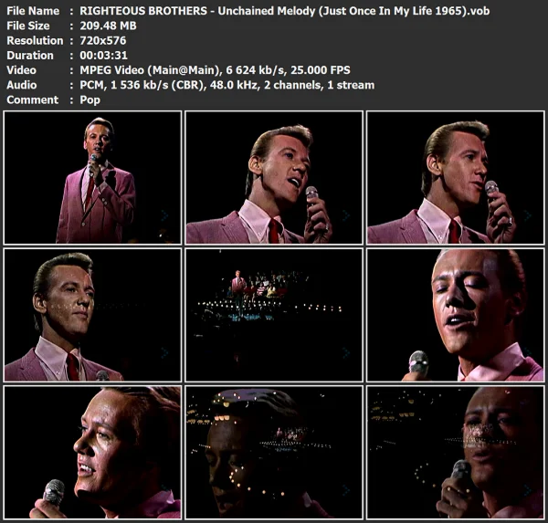 RIGHTEOUS BROTHERS - Unchained Melody