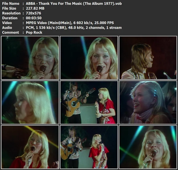 ABBA - Thank You For The Music