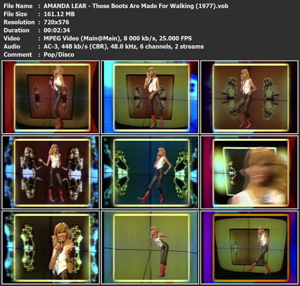 AMANDA LEAR - These Boots Are Made For Walking