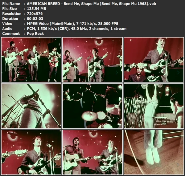 AMERICAN BREED - Bend Me, Shape Me