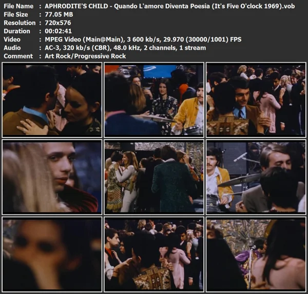 APHRODITE'S CHILD - Quando L'amore Diventa Poesia