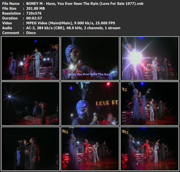 BONEY M - Have, You Ever Seen The Rain