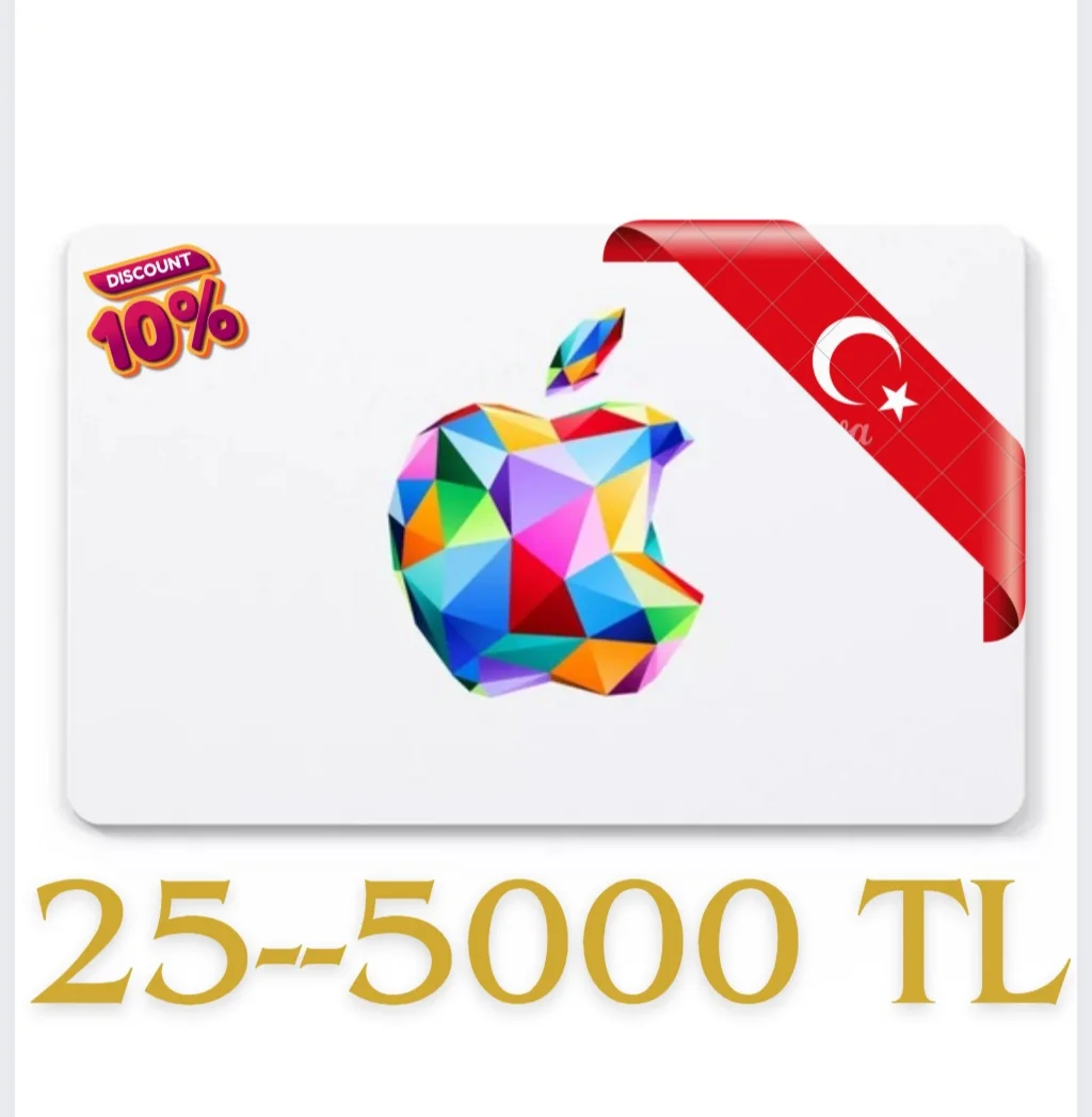🔻iTunes⚡Подарочная карта ⚡↘️25-5000↗️ ПОПРОБУЙТЕ 🇹🇷