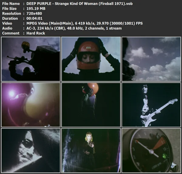 DEEP PURPLE - Strange Kind Of Woman