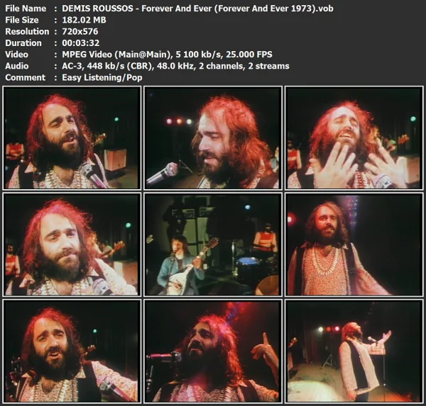 DEMIS ROUSSOS - Forever And Ever
