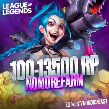✔ ️ЛУЧШАЯ ЦЕНА LoL RP 100-13500 EU WEST/NORDIC/EAST ✔ ️