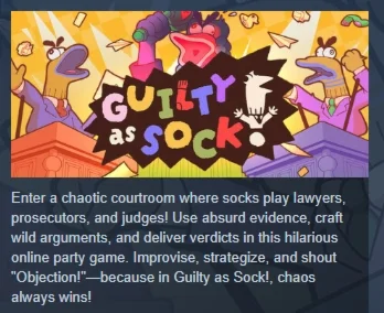 Guilty as Sock! АВТОДОСТАВКА STEAM РОССИЯ