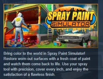 Spray Paint Simulator АВТОДОСТАВКА STEAM РОССИЯ