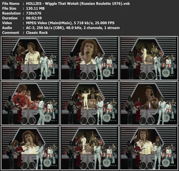 HOLLIES - Wiggle That Wotsit