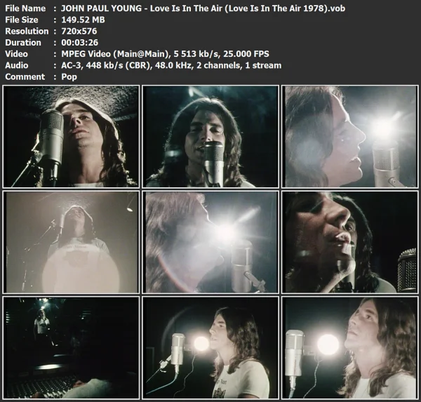 JOHN PAUL YOUNG - Love Is In The Air