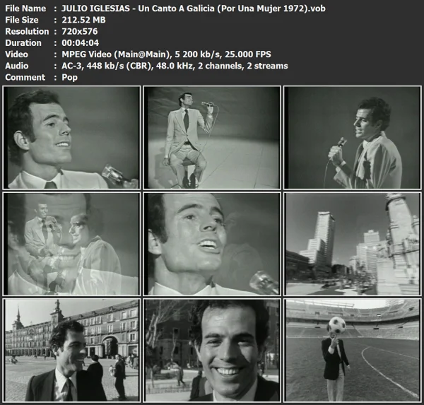 JULIO IGLESIAS - Un Canto A Galicia