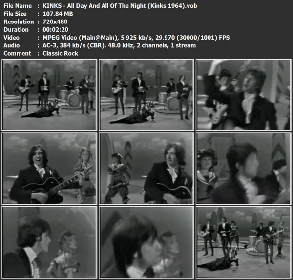 KINKS - All Day And All Of The Night
