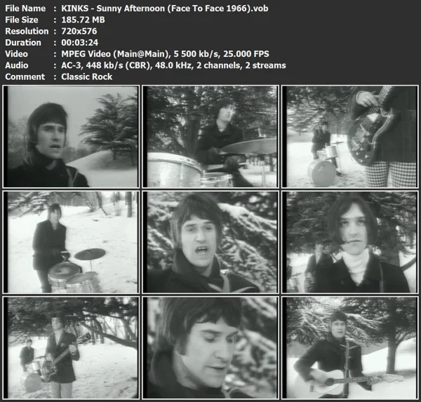 KINKS - Sunny Afternoon