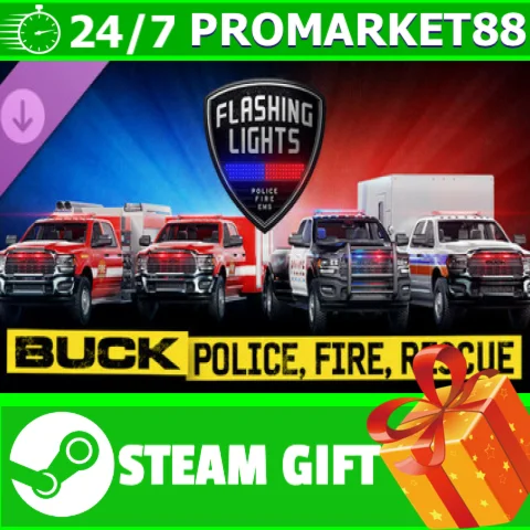 ⭐️ Flashing Lights: BUCK - Police, Fire, Rescue Pack