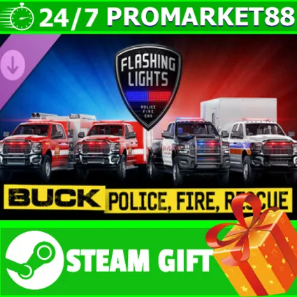 ⭐ ️ Flashing Lights: BUCK - Police, Fire, Rescue Pack